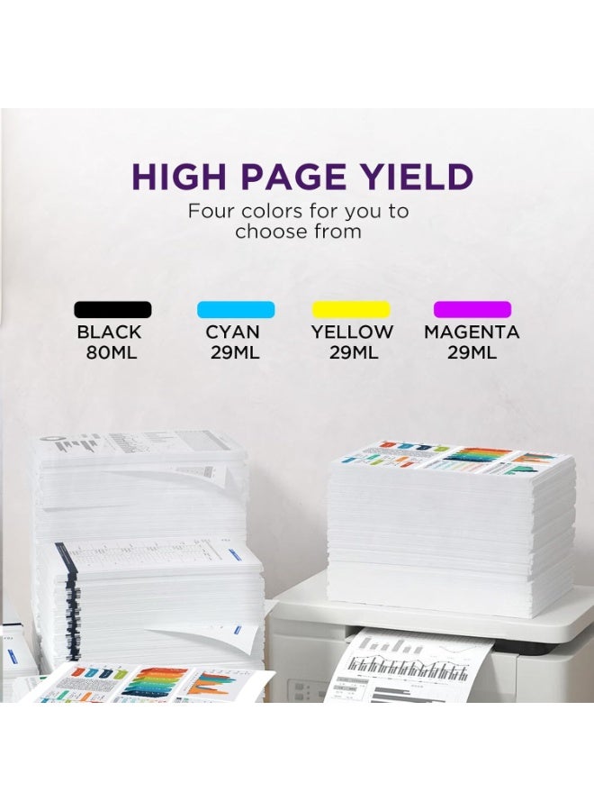 SKY 712XL 4-Color High Yield ink set DesignJet T210 T230 T250 T630 T650  Printers - Image 3
